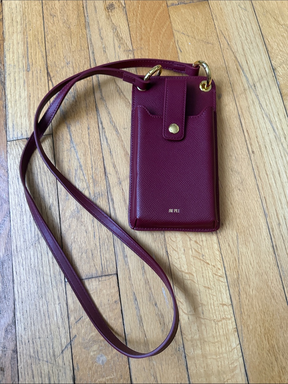 JW PEI QUINN Phone Bag - Red Grained Leather